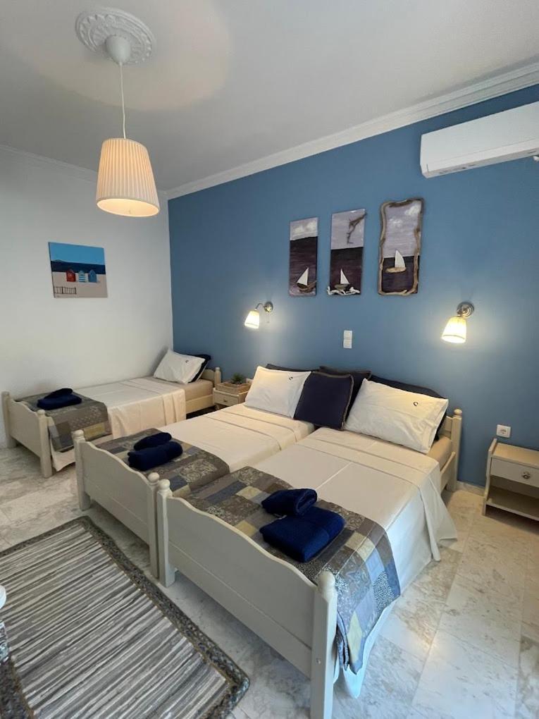 Ilektra Apartments Blue & Red Plataria Dış mekan fotoğraf
